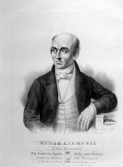 Muzio Clementi (1752-1832), italiensk pianist och kompositör av Unknown artist