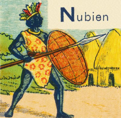 N som nubisk av Unknown artist