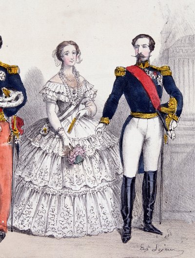 Napoleon III och Eugenie av Unknown artist