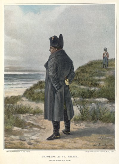 Napoleon vid S:t Helena av Unknown artist