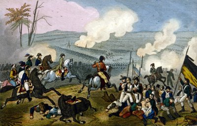 Napoleon i slaget vid Marengo, mot österrikarna, juni 1800. av Unknown artist