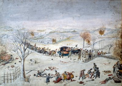 Napoleonkrigen: avsnitt av den ryska reträtten (1812 - 1813) av Unknown artist