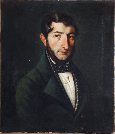 Nicolo Paganini, 32 år gammal (målning). av Unknown artist