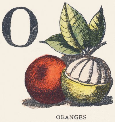 O: apelsiner av Unknown artist