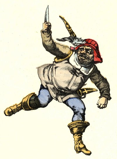 Troll. Illustration av berättelsen "" Le Pepetit Poucet"" av Charles Perrault av Unknown artist
