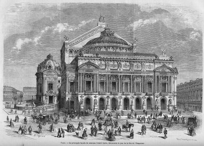 Opera Garnier 1867. av Unknown artist