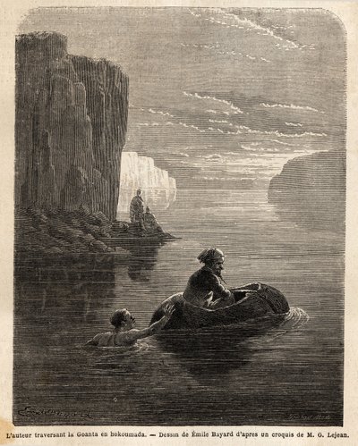 P.Marcoy på en hokoumada av Unknown artist