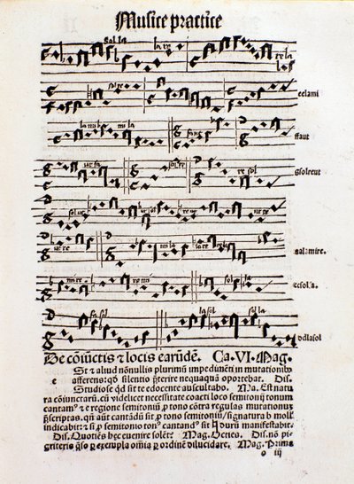 Sida om musikteori från Daisy filosofi av Unknown artist