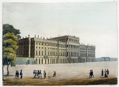 Slottet Schönbrunn på 1800-talet av Unknown artist