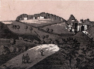 Palestina: utsikt över staden Betlehem (Bethlehem). i "" Världen illustrerar 168 vyer"" Odaterat (slutet av 1800-talet) av Unknown artist