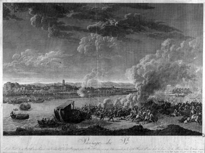 Passage av Po genom Napoleon Bonapartes arméer av Unknown artist