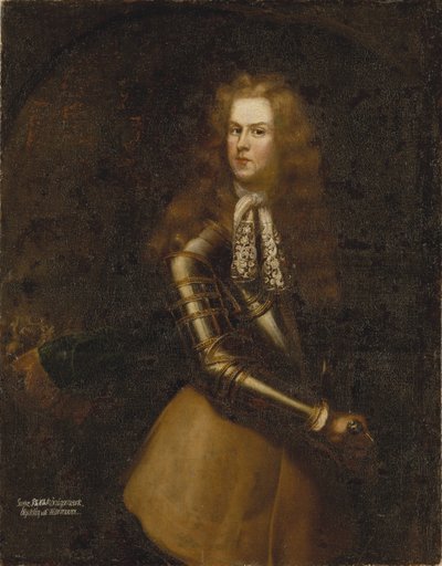 Philippe Christophe Comte de Kœnigsmark, kavalleriofficer vid hovet i Hannover - Porträtt av greve Philipp Christoph von Koenigsmarck (1665-1694), Anonym . Olja på duk. Mått: 150,5x121cm. Nationalmuseum Stockholm av Unknown artist
