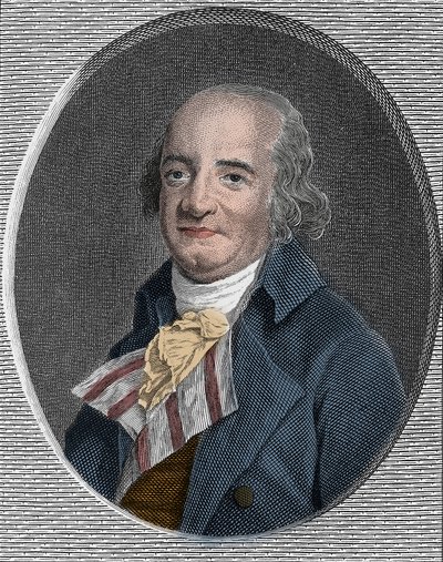 Pierre Samuel du Pont de Nemours (1739-1817) entreprenör och ekonom med franskt ursprung och amerikansk diplomat av Unknown artist