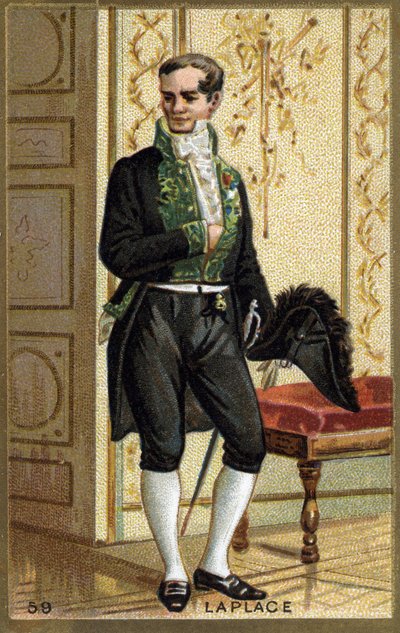 Pierre Simon de Laplace (1749 - 1827), fransk matematiker och astronom. Kromolitografi av 1800-talet. av Unknown artist