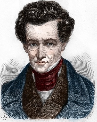 Porträtt Armand Carrel (1800-1836), fransk journalist. av Unknown artist