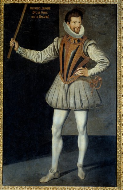 Hellängdsporträtt av Henri I av Lorraine, hertig av Guise känd som Scalafre av Unknown artist