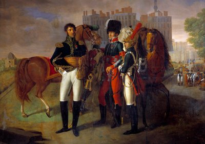 Hellängdsporträtt av La Ronciere, befälhavare för kavalleriskolan i Saint Germain Anonym målning. 1812. Paris, Armémuseet av Unknown artist