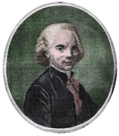 Porträtt av Abbe Delille. Jacques Delille, fransk poet och kyrklig (1738-1813). av Unknown artist