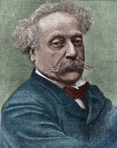 Porträtt av Alexandre Dumas Jr. (1824-1895), fransk författare. av Unknown artist