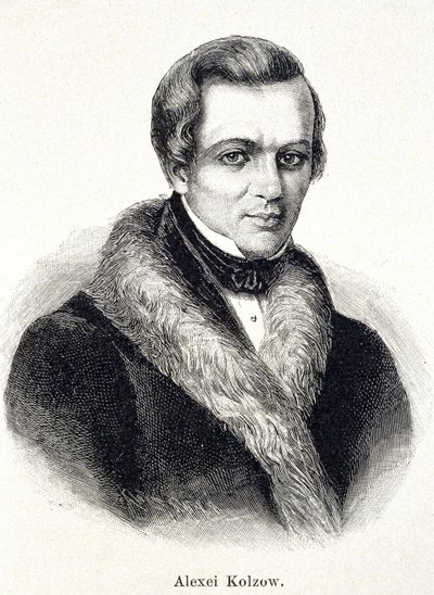Porträtt av Alexei Kolzow av Unknown artist