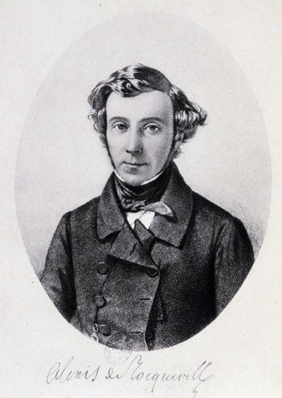 Porträtt av Alexis de Tocqueville av Unknown artist