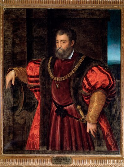 Porträtt av Alfonso d