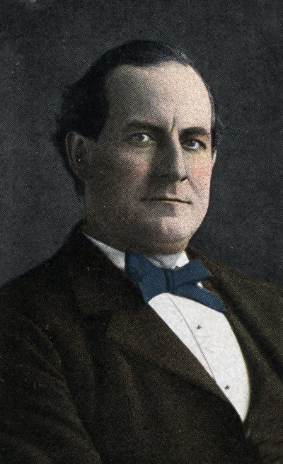 Porträtt av den amerikanske politikern William Jennings Bryan (1860-1925) Kromolitografi från tidigt 1900-tal av Unknown Artist