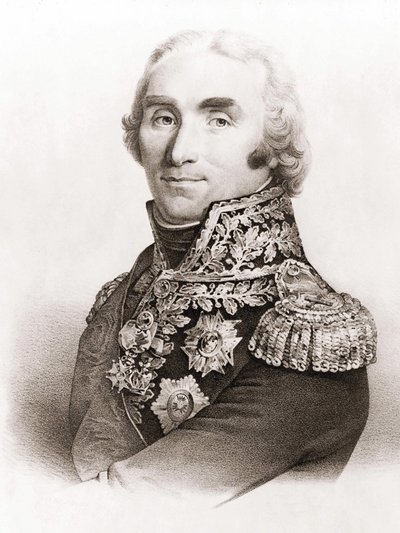 Porträtt av André Massena (1756 - 1817), marskalk av Frankrike. av Unknown artist