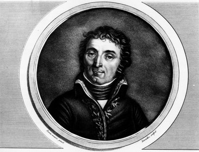 Porträtt av Andre Massena (1756-1817), generalmajor för Armee of Italy. Gravyr i "" Komplett samling av historiska målningar från den franska revolutionen, i tre volymer.""" 1804. av Unknown artist