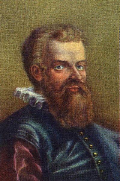 Porträtt av Andre Vesale, anatom. av Unknown Artist