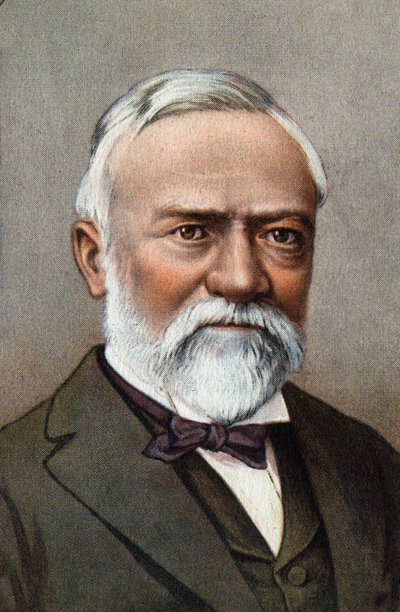 Porträtt av Andrew Carnegie . av Unknown Artist