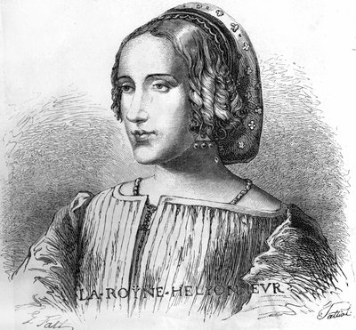 Porträtt av Anne de Boleyn (Anna eller Ann Bolin och Anne Bullen av Unknown artist