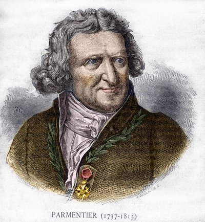 Porträtt av Antoine Augustin Parmentier (1737 - 1813), fransk militärapotekare och agronom - i Les Contemporains, n.d. sent 1800-tal. av Unknown artist