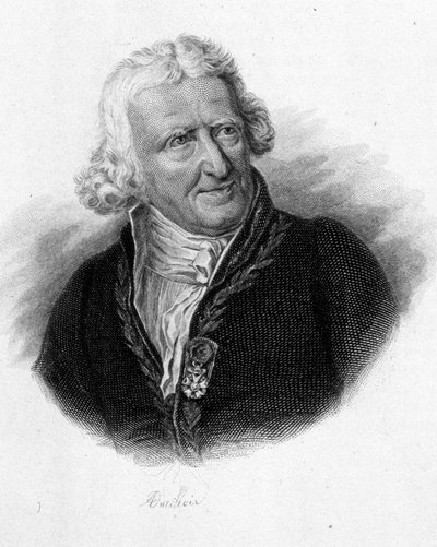 Porträtt av Antoine Augustin Parmentier - i "" Porträtt av användbara män"" av Unknown artist