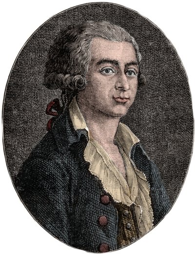 Porträtt av Antoine Joseph Gorsas (1752-1793) fransk journalist och politiker - Antoine-Joseph Gorsas av Unknown artist