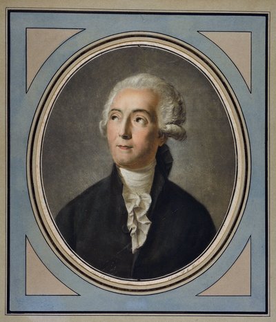 Porträtt av Antoine Laurent de Lavoisier (1743-1794), fransk kemist. av Unknown artist