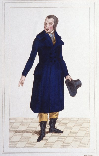 Porträtt av Antoine Quentin Fouquier Tinville (1746 - 1795), fransk magistrat och politiker gravyr 1830 av Unknown artist