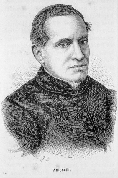 Porträtt av Antonelli av Unknown artist