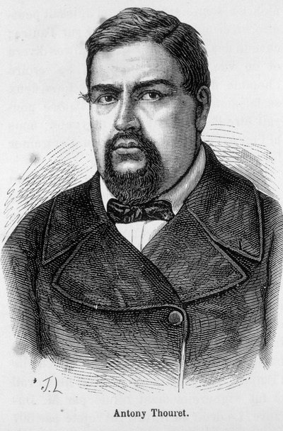 Porträtt av Antony Thouret av Unknown artist