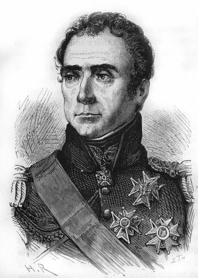 Porträtt av Auguste Frederic Louis (Auguste-Frederic-Louis) av Viesse de Marmont (1774-1852), hertig av Raguse, marechal av Frankrike. av Unknown artist