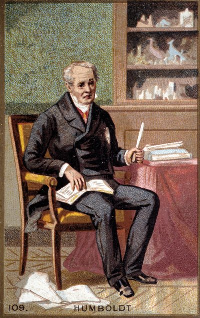 Porträtt av baron Alexander Von Humboldt (Alexander av Humboldt av Unknown artist