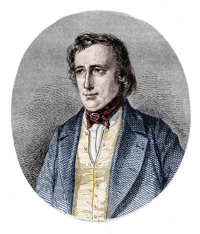 Porträtt av Baron Taylor (Isidore Justin Severin Taylor, dit) (1789-1879), fransk dramatiker och filantrop. av Unknown artist
