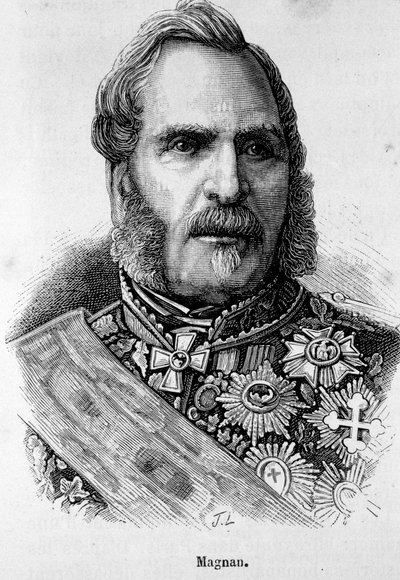 Porträtt av Bernard Pierre Magnan (1791-1865), Marechal av Frankrike. av Unknown artist