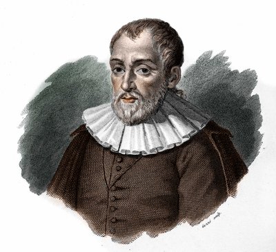 Porträtt av Bernardino Telesio.Humanist av Unknown artist