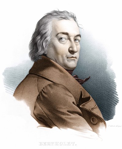 Porträtt av Berthollet. 1800-talsgravyr. av Unknown artist