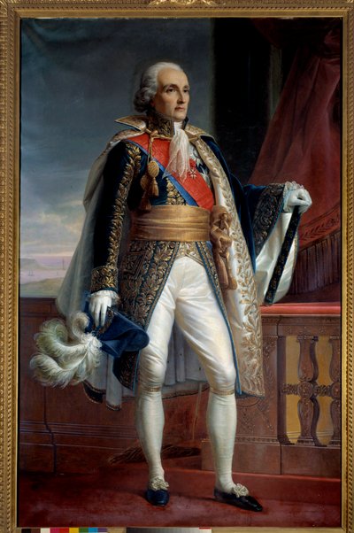 Porträtt av Bon Adrien Jannot de Moncey, hertig av Conegliano (1754-1842), Marechal of Empire 1804, guvernör i Invalides från 1833 till 1842 Anonym målning. 1806 Sön. 2,15x1,33 m Paris, Musee de l