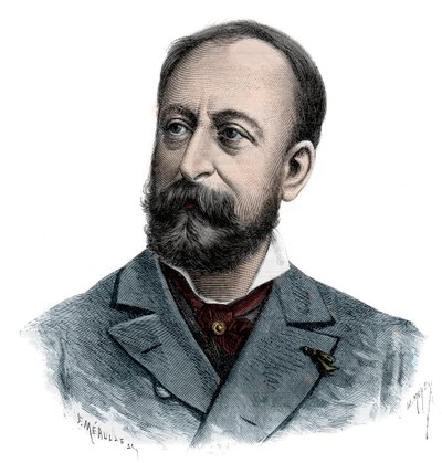 Porträtt av Camille Saint-Saens (Saint Saens av Unknown artist