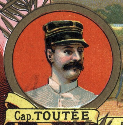 Porträtt av kapten Toutee fransk upptäcktsresande. av Unknown artist