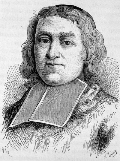 Porträtt av kardinal Fleury (1653 - 1743) (André Hercule de Fleury). Gravyr från slutet av 1800-talet i "Histoire de France"" av H. Martin. av Unknown artist