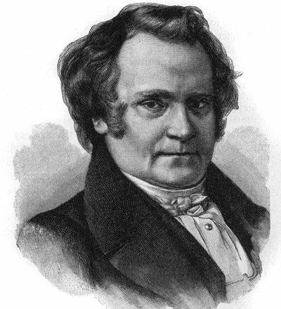 Porträtt av Carl (Karl) Leberecht Immermann (1796-1840) tysk poet, romanförfattare och magistrat. av Unknown artist